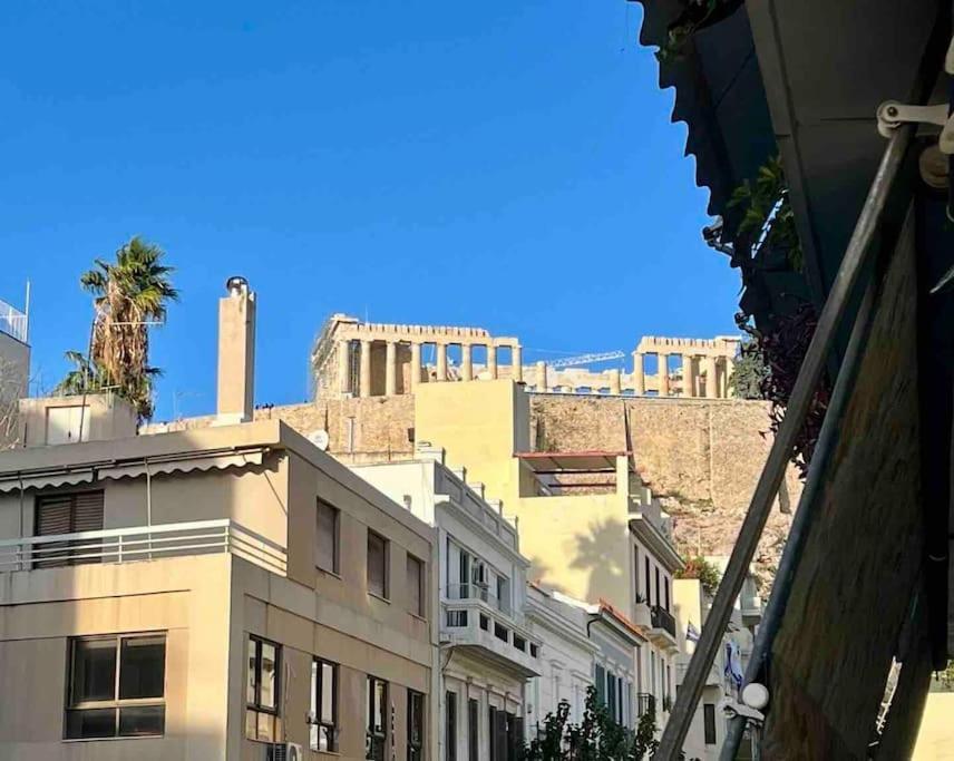 Spacious 2Bds Apt With Acropolis View In Center Athena Bagian luar foto