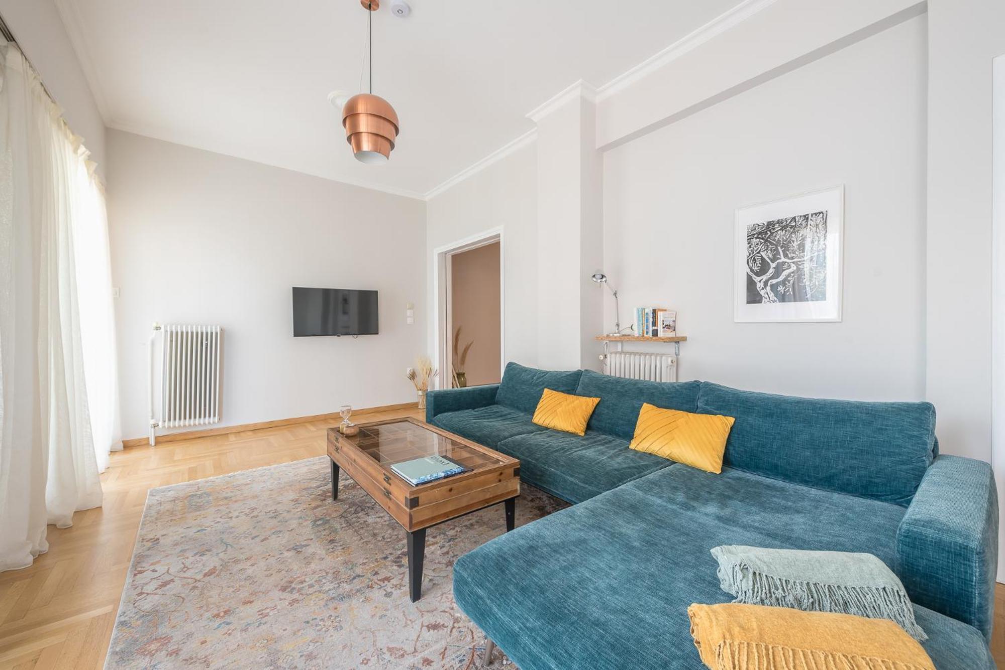Spacious 2Bds Apt With Acropolis View In Center Athena Bagian luar foto