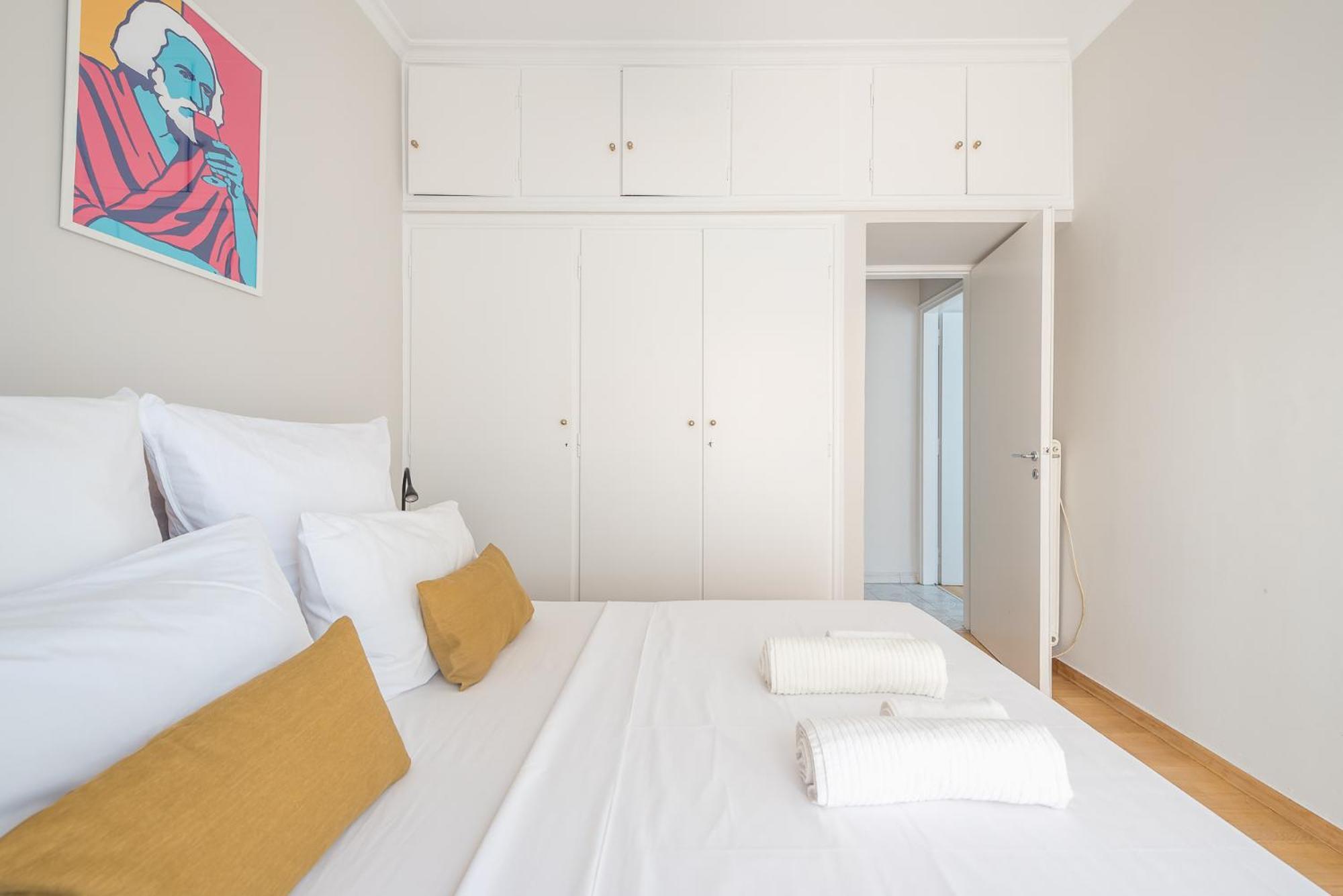 Spacious 2Bds Apt With Acropolis View In Center Athena Bagian luar foto
