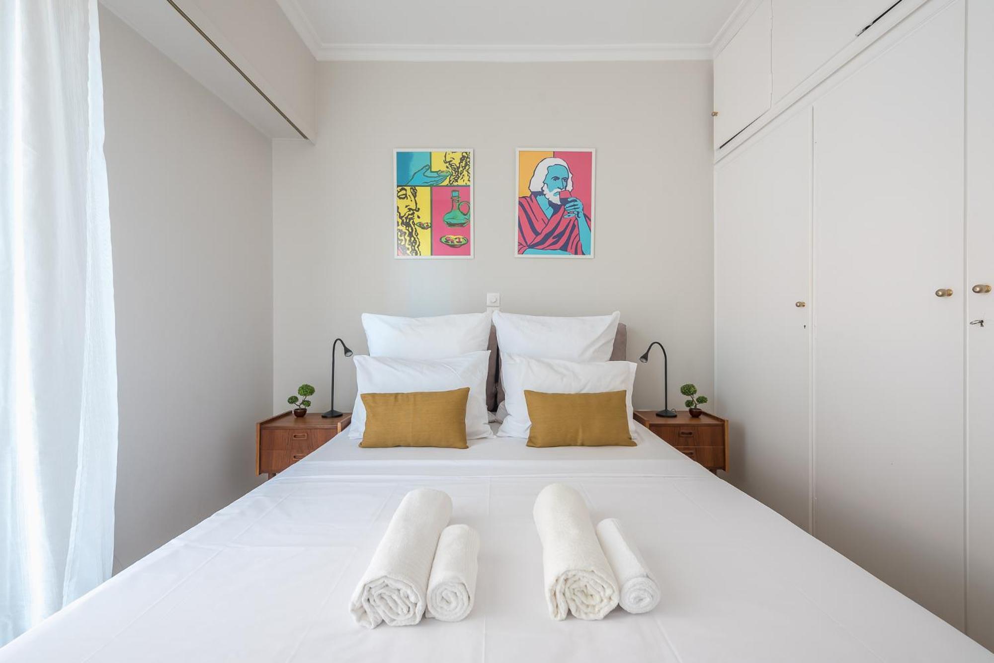 Spacious 2Bds Apt With Acropolis View In Center Athena Bagian luar foto