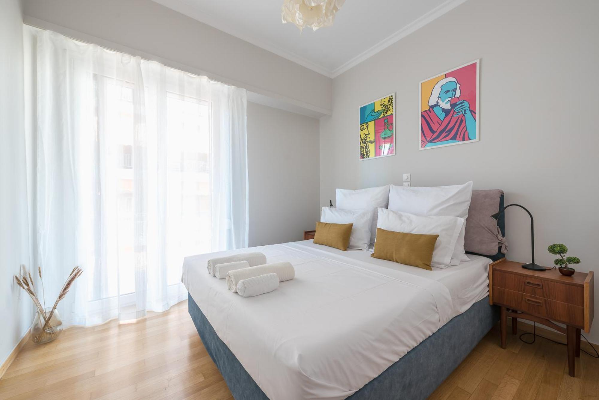 Spacious 2Bds Apt With Acropolis View In Center Athena Bagian luar foto