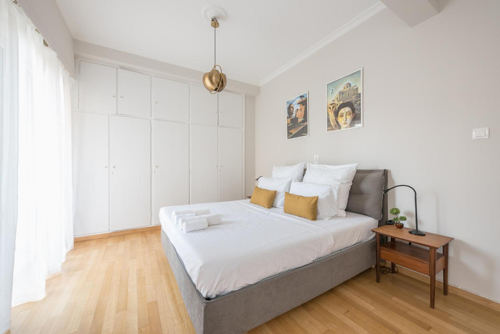 Spacious 2Bds Apt With Acropolis View In Center Athena Bagian luar foto